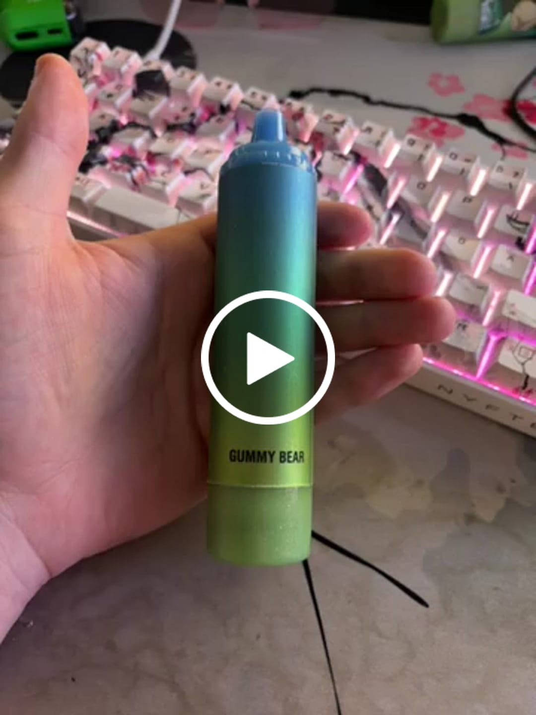 Customer video review of Tornado Vape 15000 - Gummy Bear