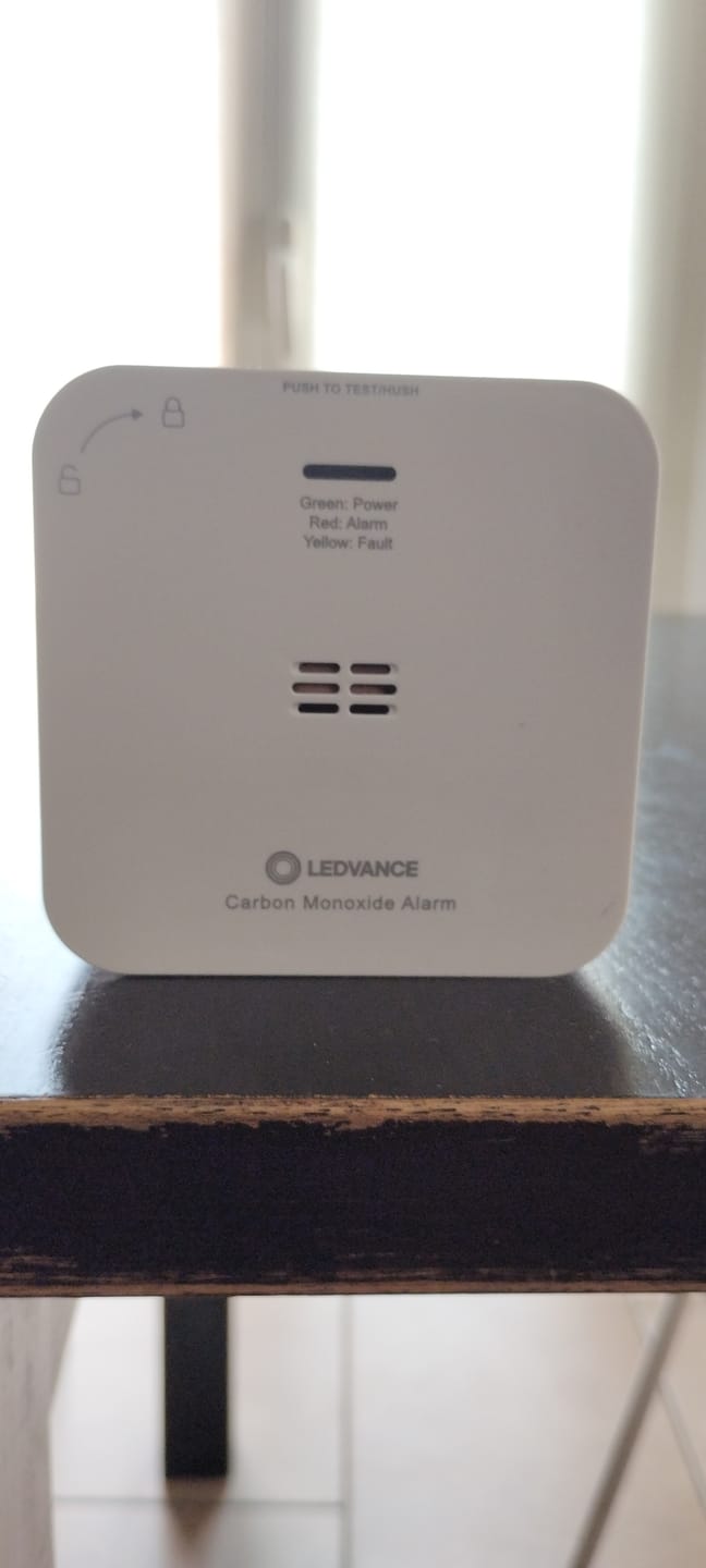 Customer photo review of LEDVANCE Wifi SMART+ Kohlenmonoxid CO Detektor, Weiß