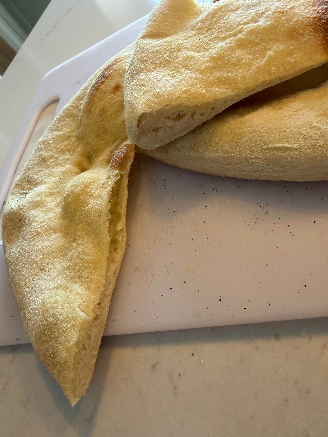 Customer photo review of Sourdough Pizza Dough Balls (Frozen)