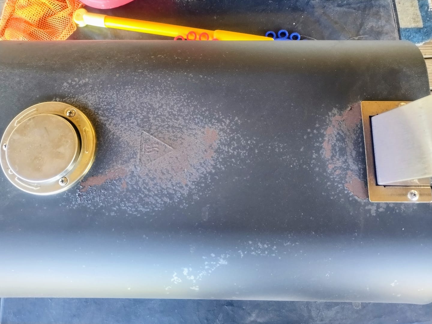 Customer photo review of 12" Wood Pellet Pizza Oven (Clearance)