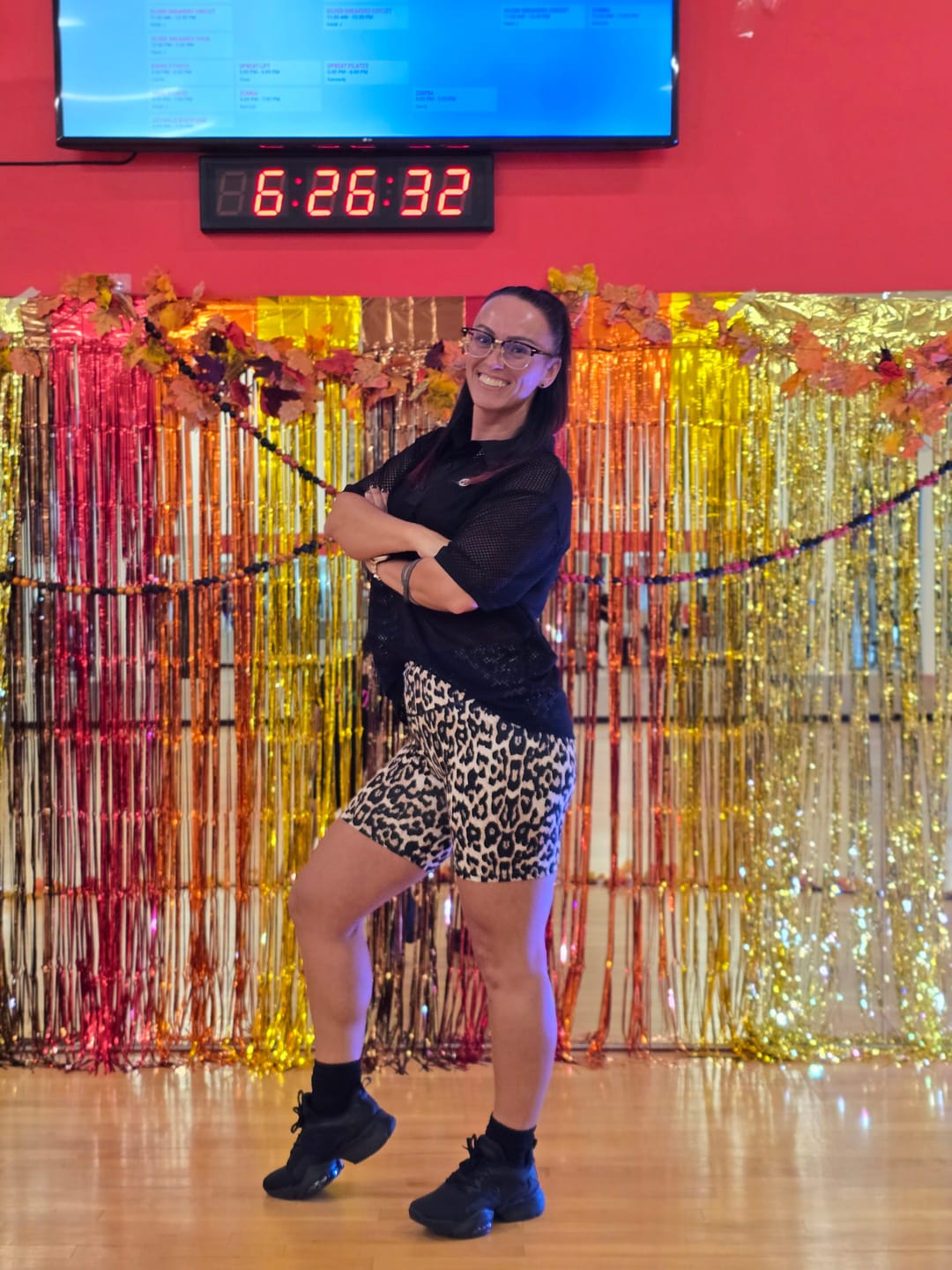Customer photo review of Zumba Basic Oversized Mesh Polo