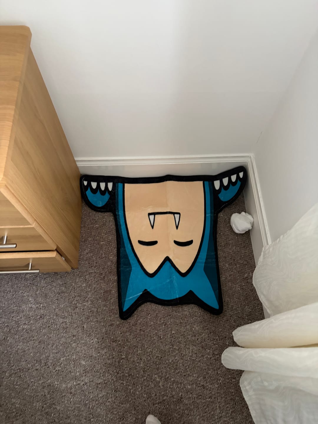 Customer photo review of Snorlax Rug