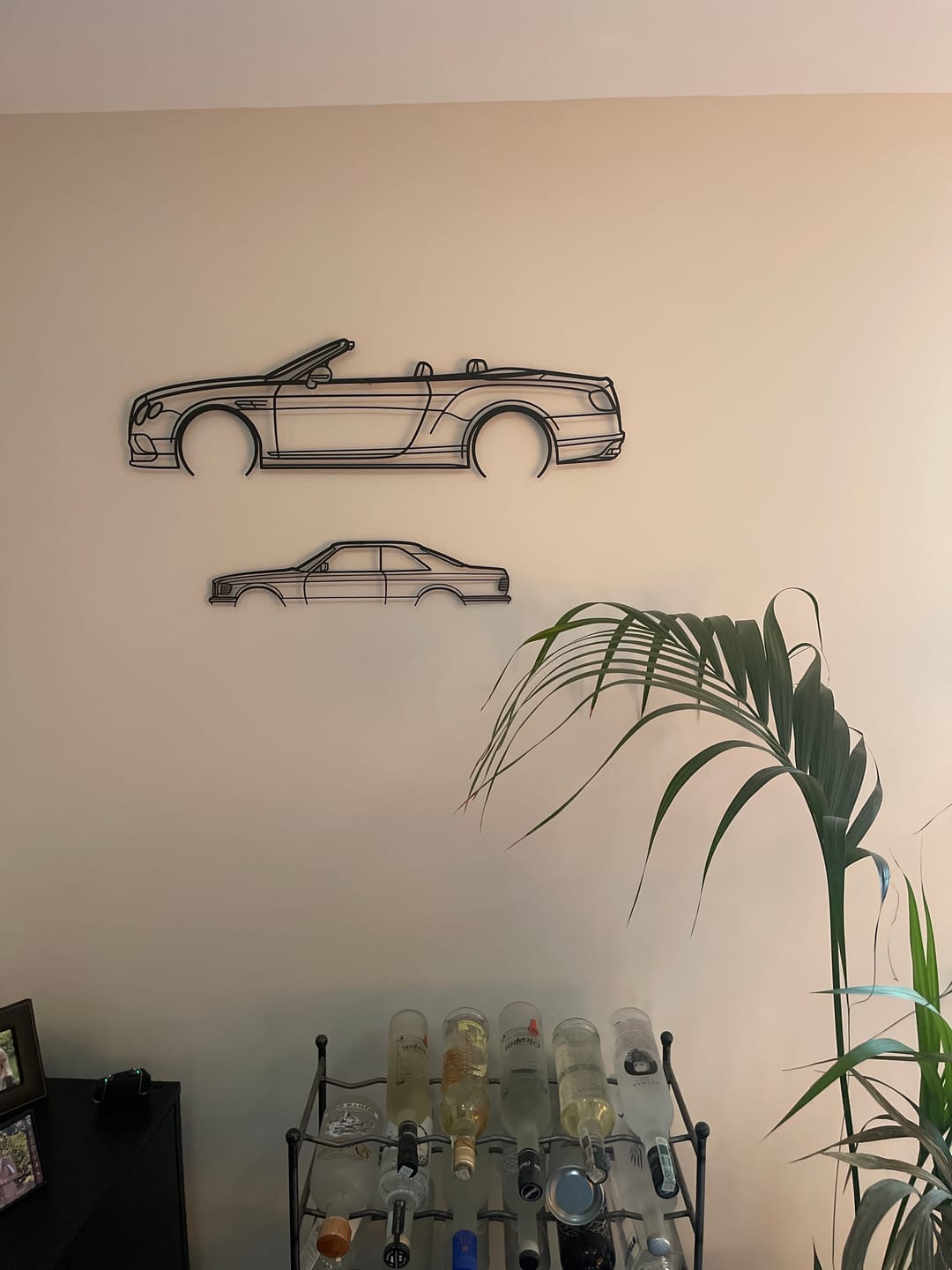 Customer photo review of Mercedes 560 SEC 1991 Classic Silhouette Metal Wall Art