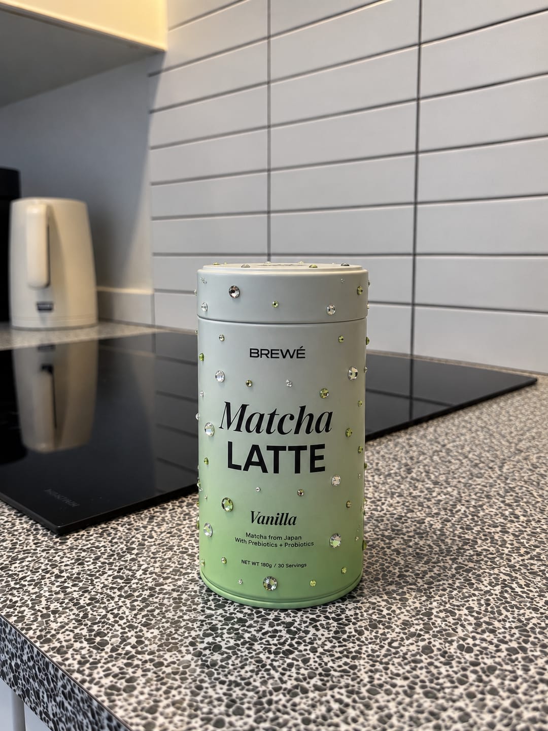 Customer photo review of Vanilla Matcha Latte (Ceremonial Grade + Pre & Probiotics)