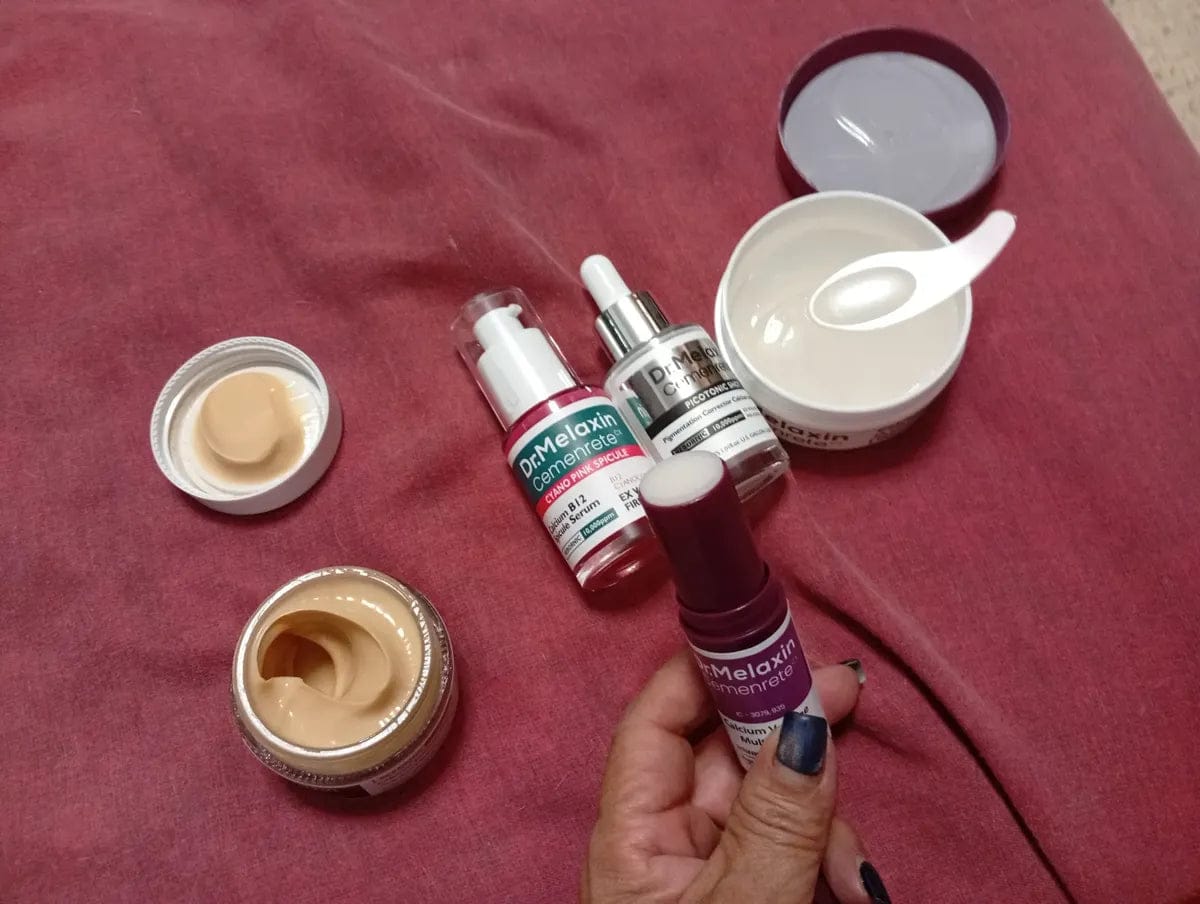 Customer photo review of Dr. Melaxin® Set Potenciador de Colágeno | 5 Productos