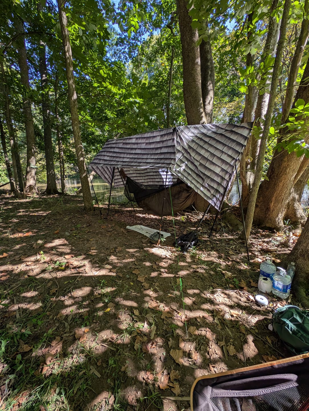 Customer photo review of Turtlebug Camper Hammock Stand