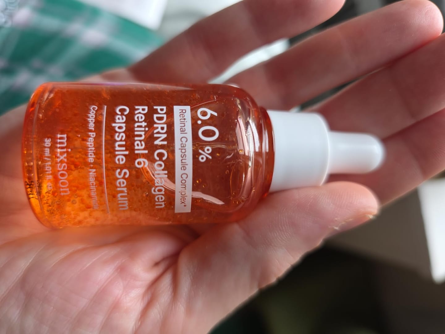Customer photo review of PDRN Collagen Retinal 6 Capsule Serum