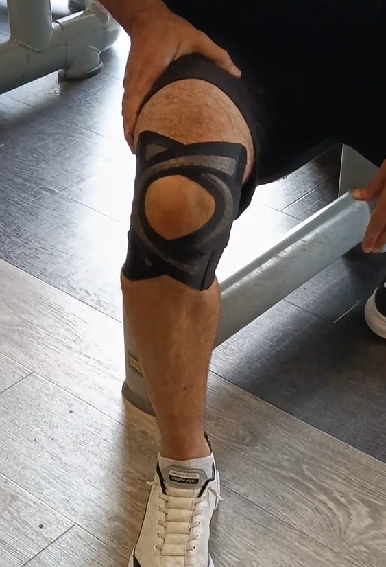 Customer photo review of Rodillera Deportiva Ultrafina con Soporte para Menisco