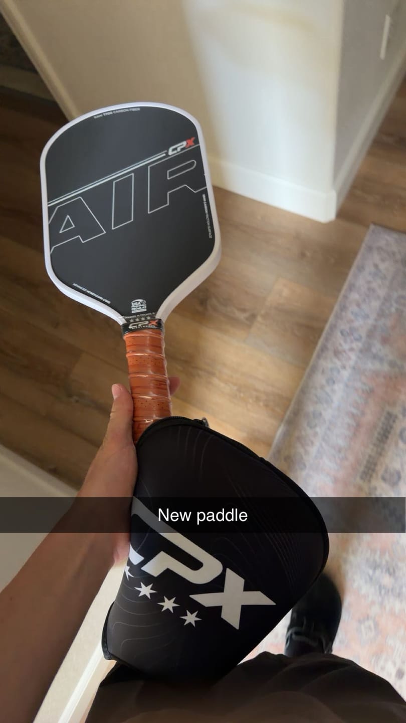 Customer photo review of CPX Mystery Pickleball Paddle