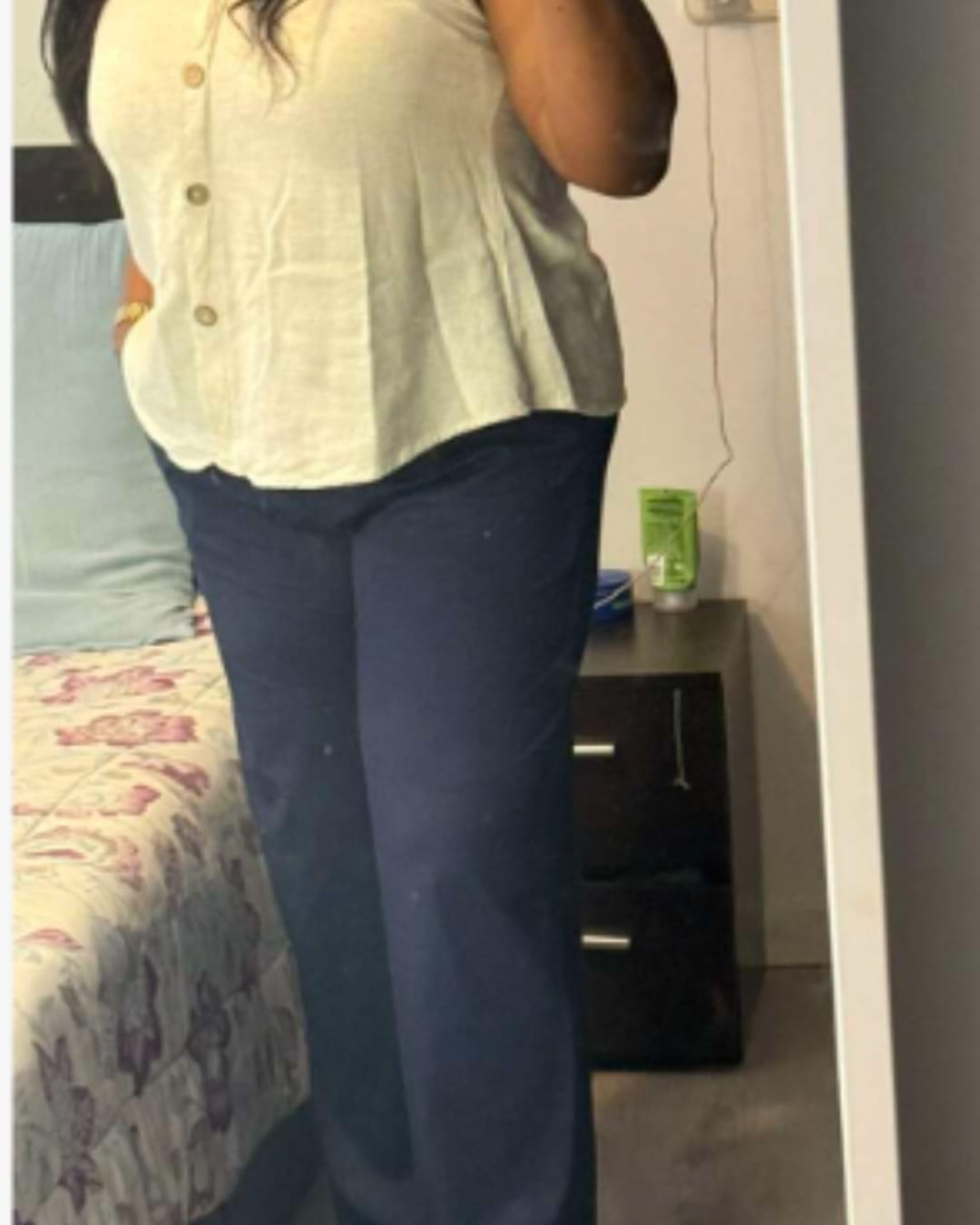 Customer photo review of Pantalón Chic Wide Leg