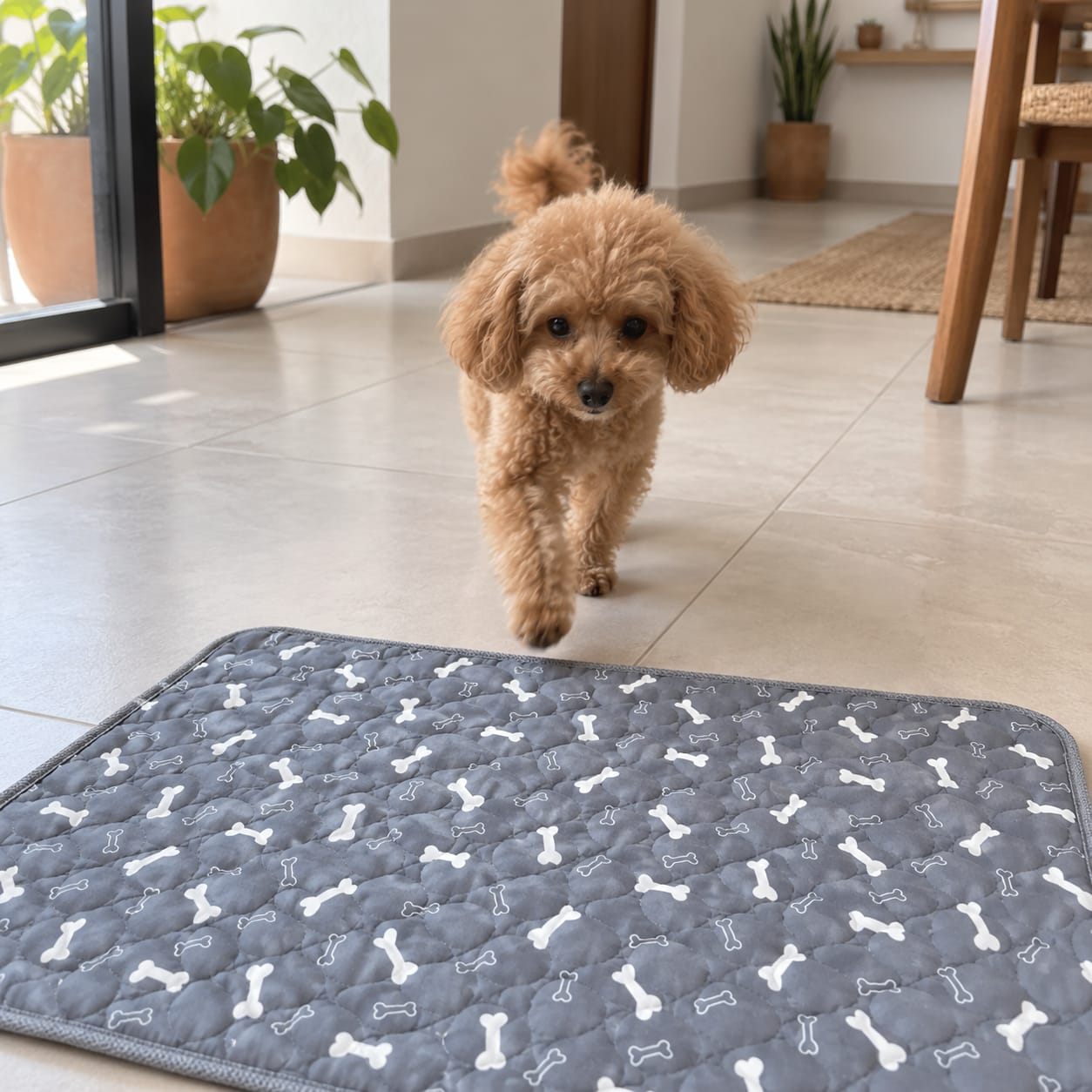 Customer photo review of PawSpot™ — El último tapete para pipí que comprarás