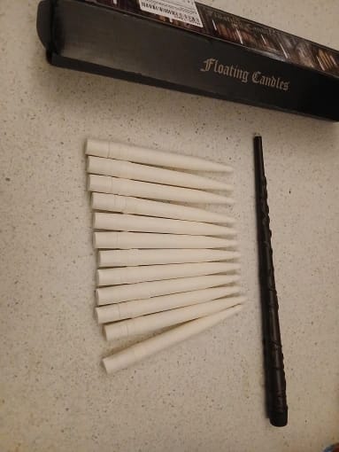 Customer photo review of Bougies LED Flottantes avec Baguette Magique