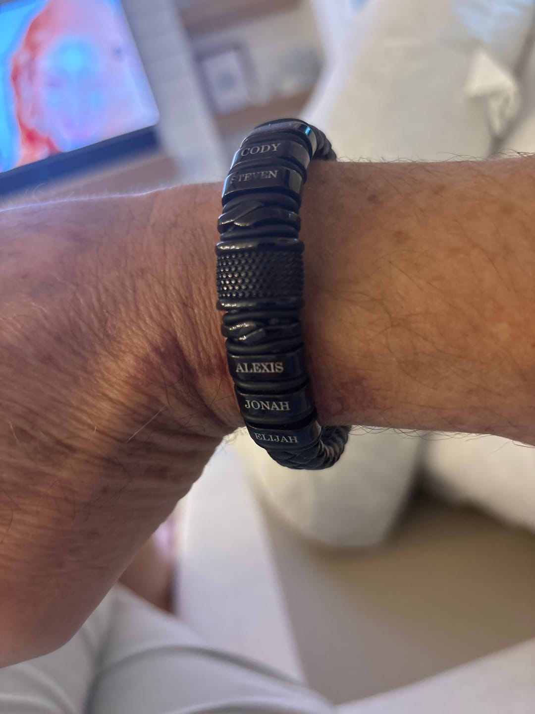 Customer photo review of Bracelet: Black