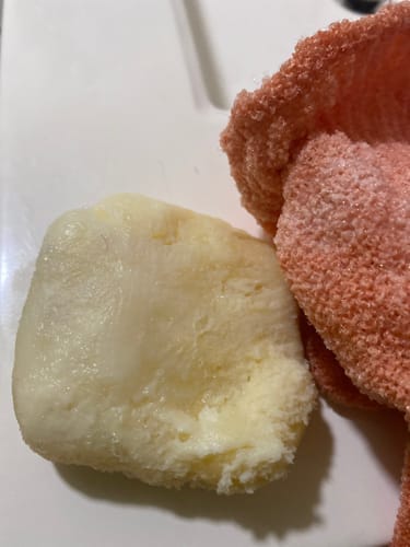 Customer photo review of Turmeric & Kojic Acid Soap with Exfoliating Scrub