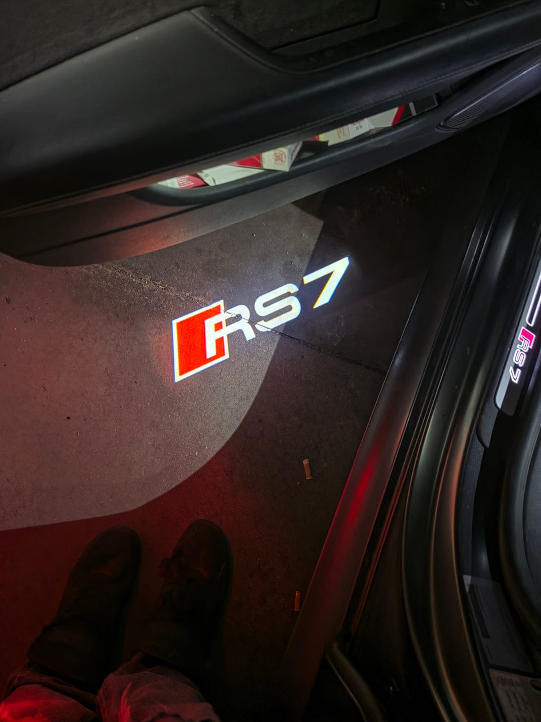 Customer photo review of AUDI DOOR LIGHTS