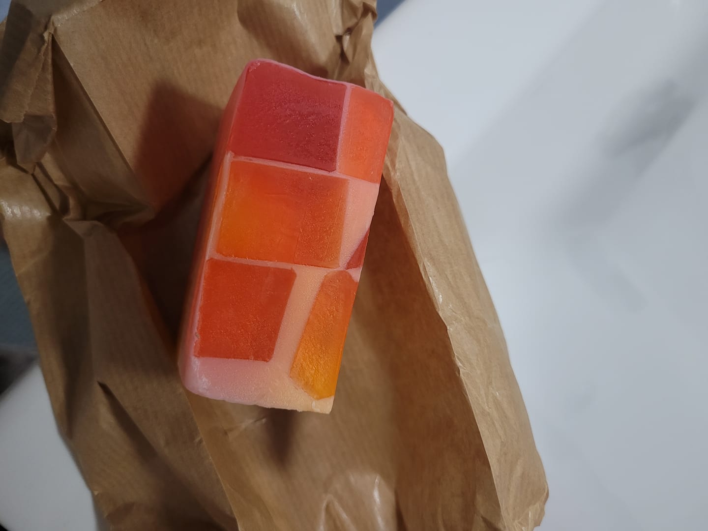 Customer photo review of Orangenmilch 130g