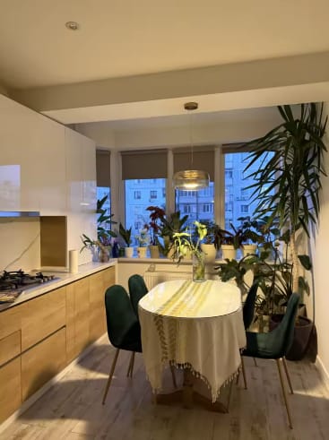 Customer photo review of Veluna | Amber Glass Pendant Light