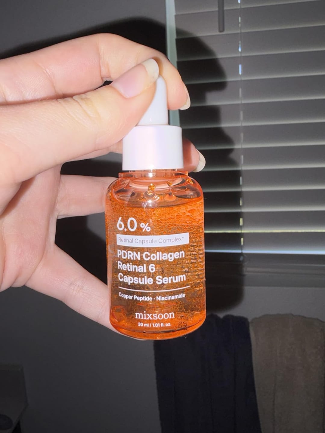 Customer photo review of PDRN Collagen Retinal 6 Capsule Serum