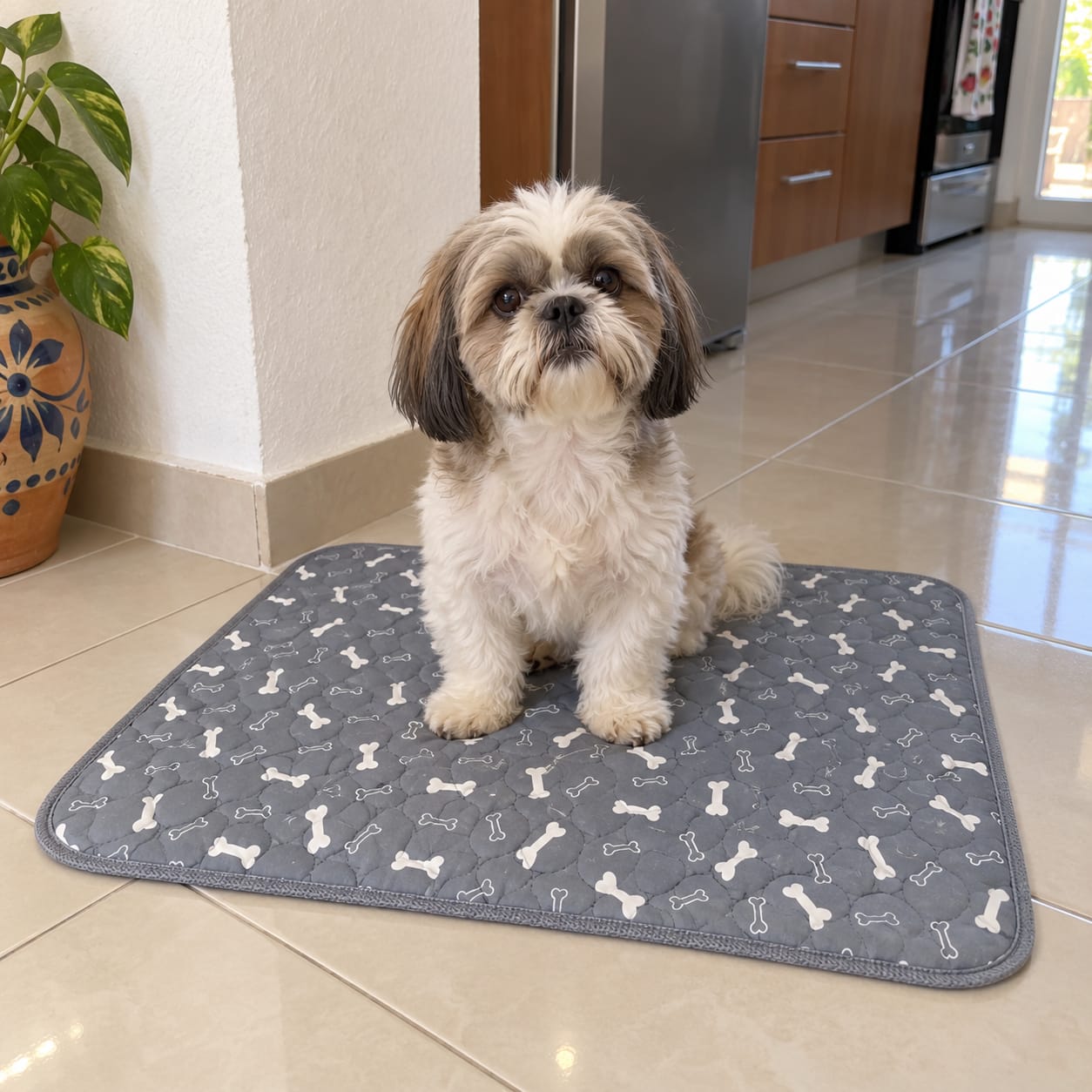Customer photo review of PawSpot™ — El último tapete para pipí que comprarás