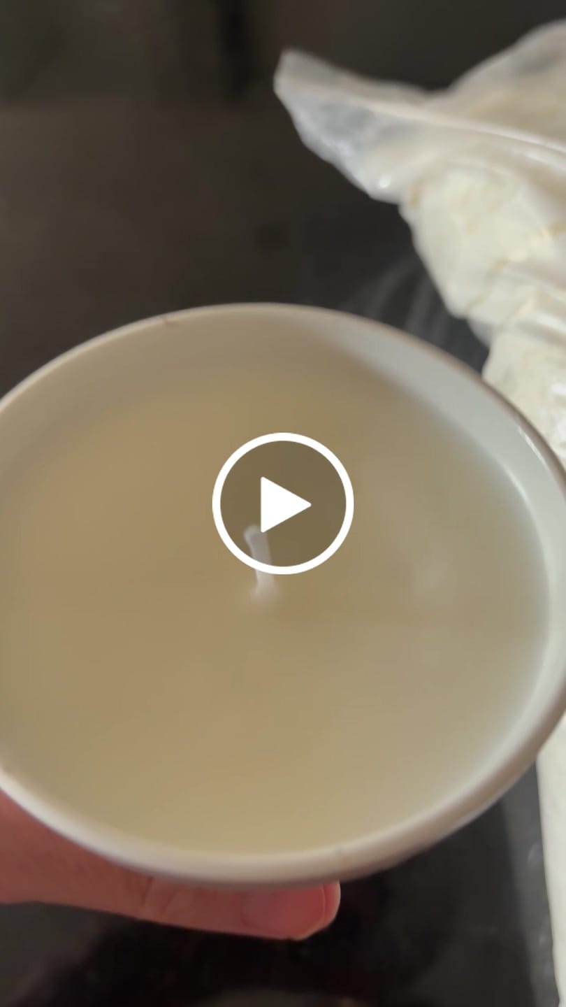 Customer video review of MECHAS PARA VELAS ENCERADAS Y CORTADAS A MEDIDA