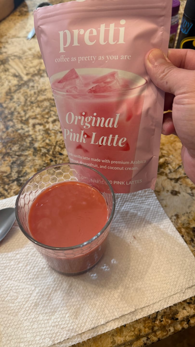 Customer photo review of Original Pink Latte