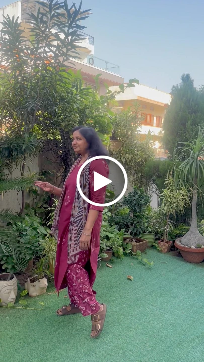 Customer video review of Set of 2- Meher Pink Dabu Cotton Kurta & Pants Set