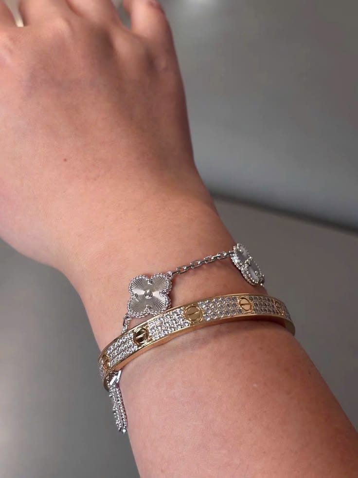 Customer photo review of Love Diamond-Paved Bracelet