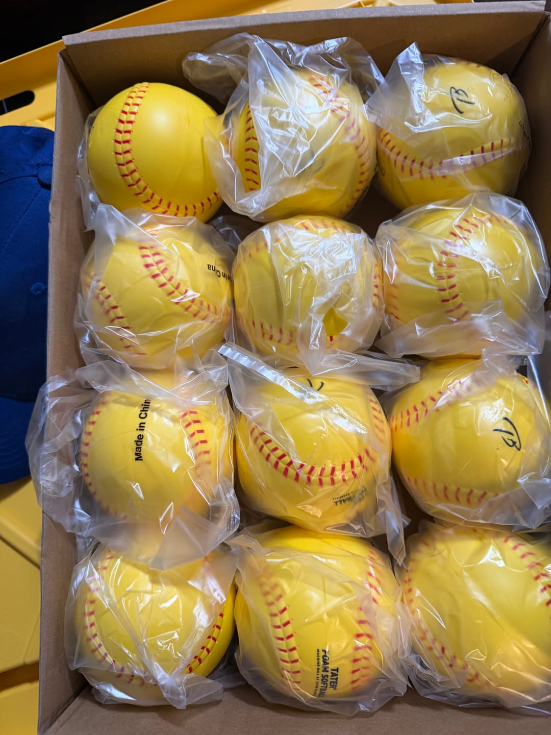Customer photo review of Tater® Foam Softball by Tater Baseball®