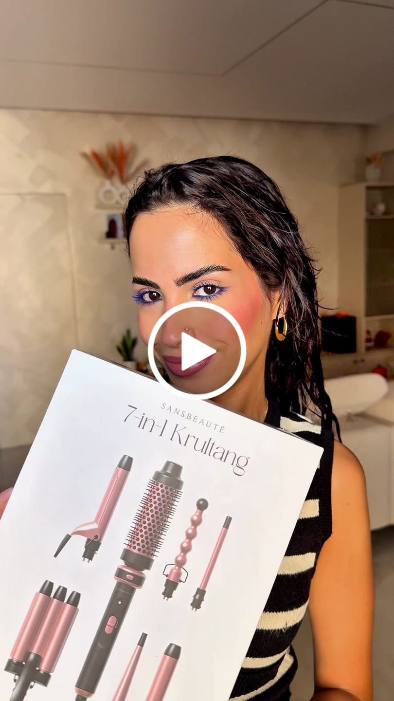 Customer video review of SANSBEAUTÉ® 7 IN 1 KRULTANG