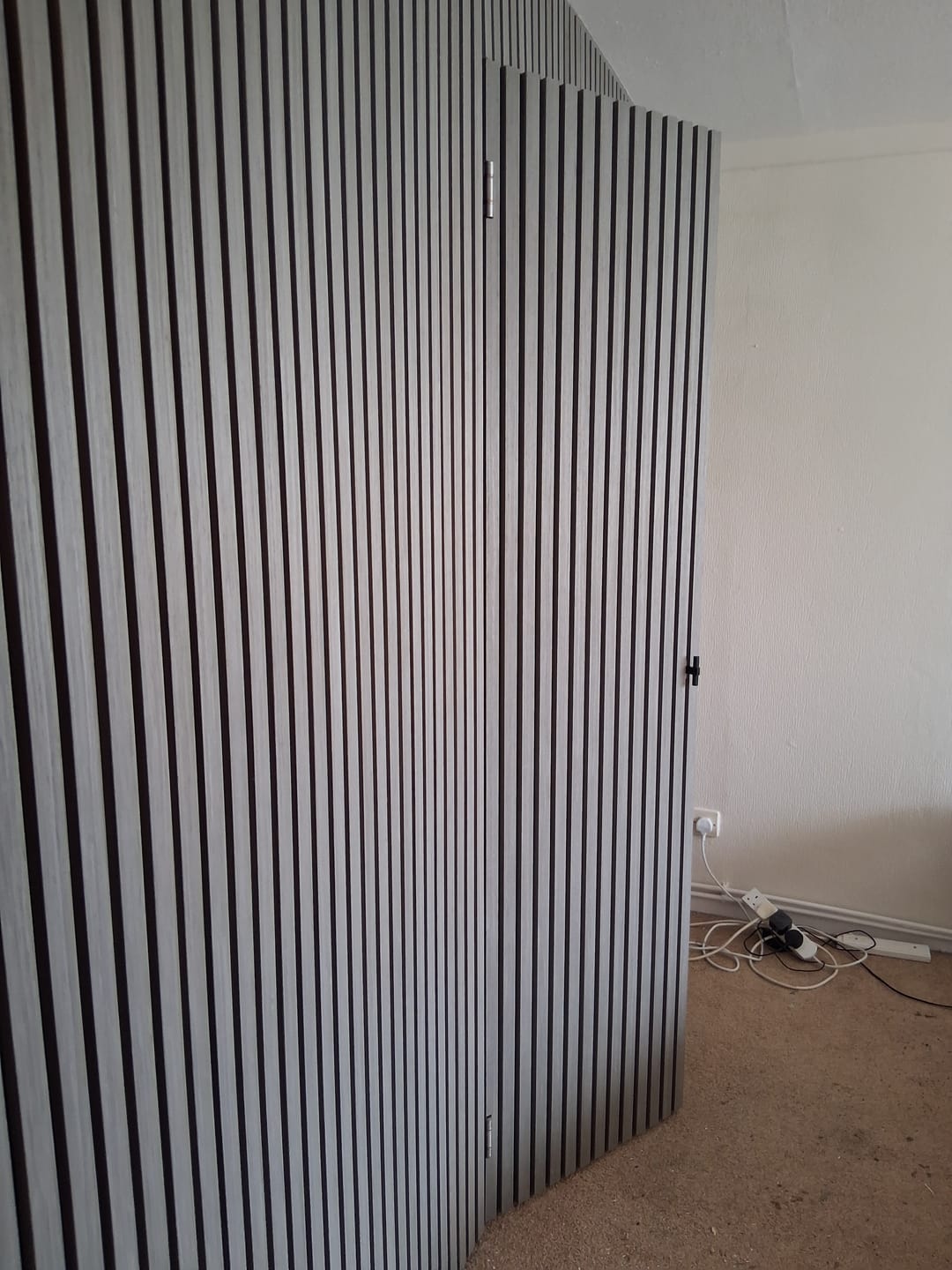 Customer photo review of Grey Oak Acoustic Wall Panel