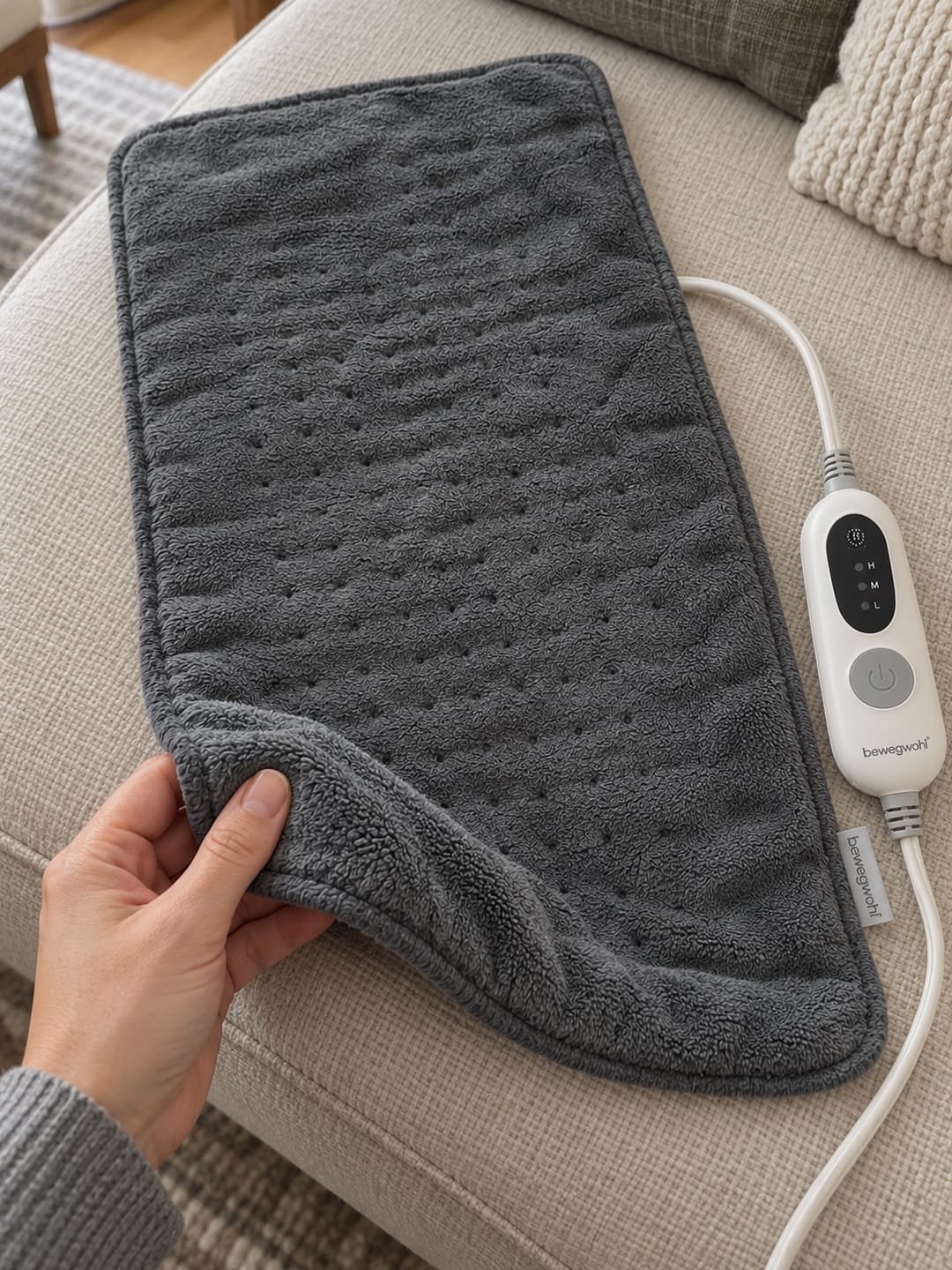 Customer photo review of Bewegwohl Heating Pad