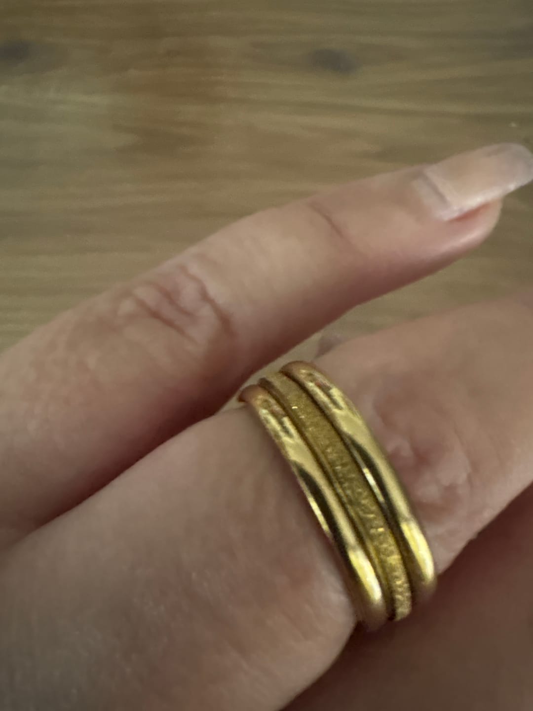 Customer photo review of Solera Luxe Ring 18K vergoldet