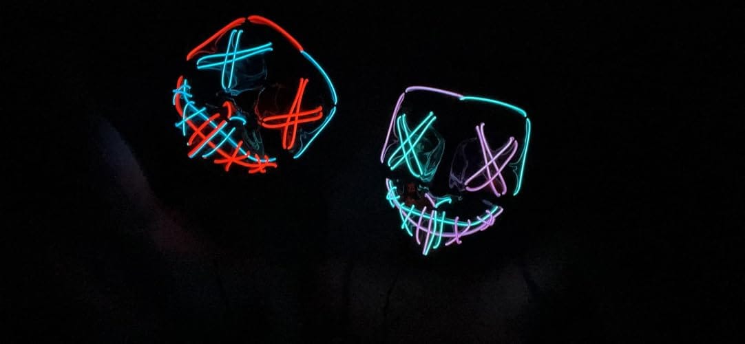 Customer photo review of Halloween Led Mask by Shevra Ventures™