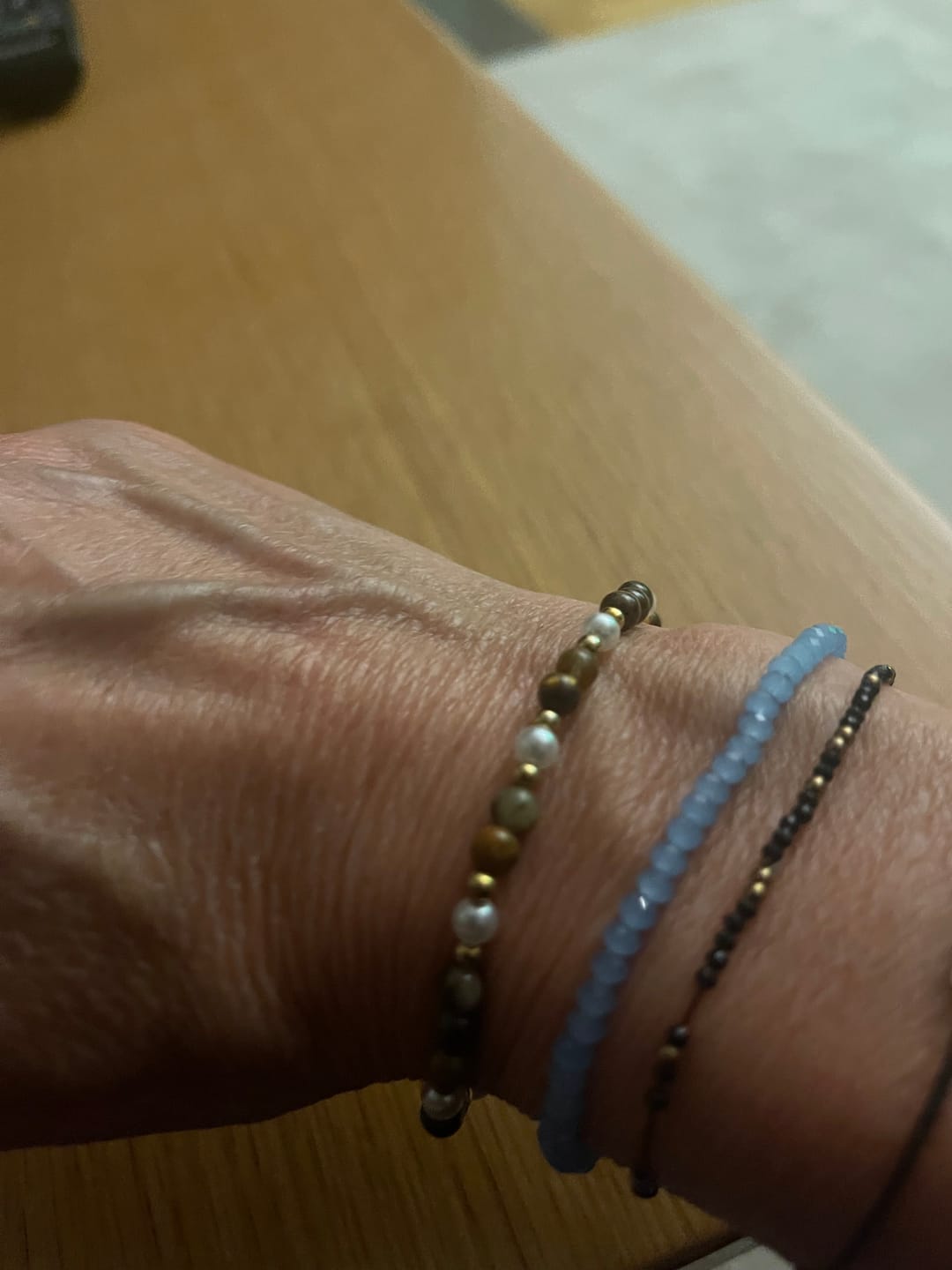 Customer photo review of Tigerauge Armband - zarte Stärke