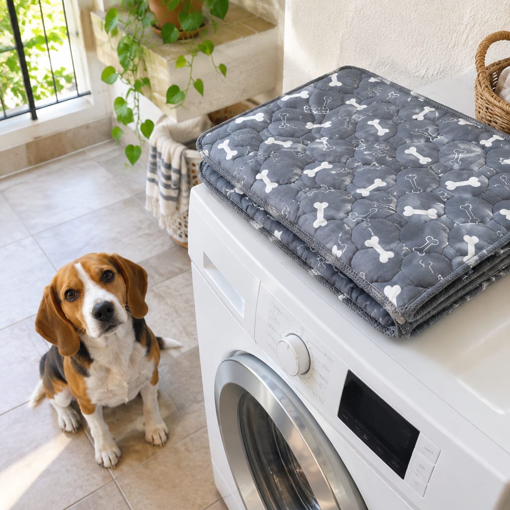 Customer photo review of PawSpot™ — El último tapete para pipí que comprarás