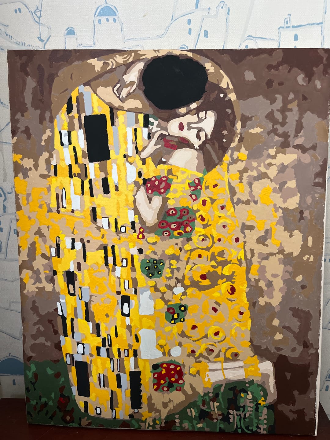 Customer photo review of The Kiss (Öpücük) - Gustav Klimt
