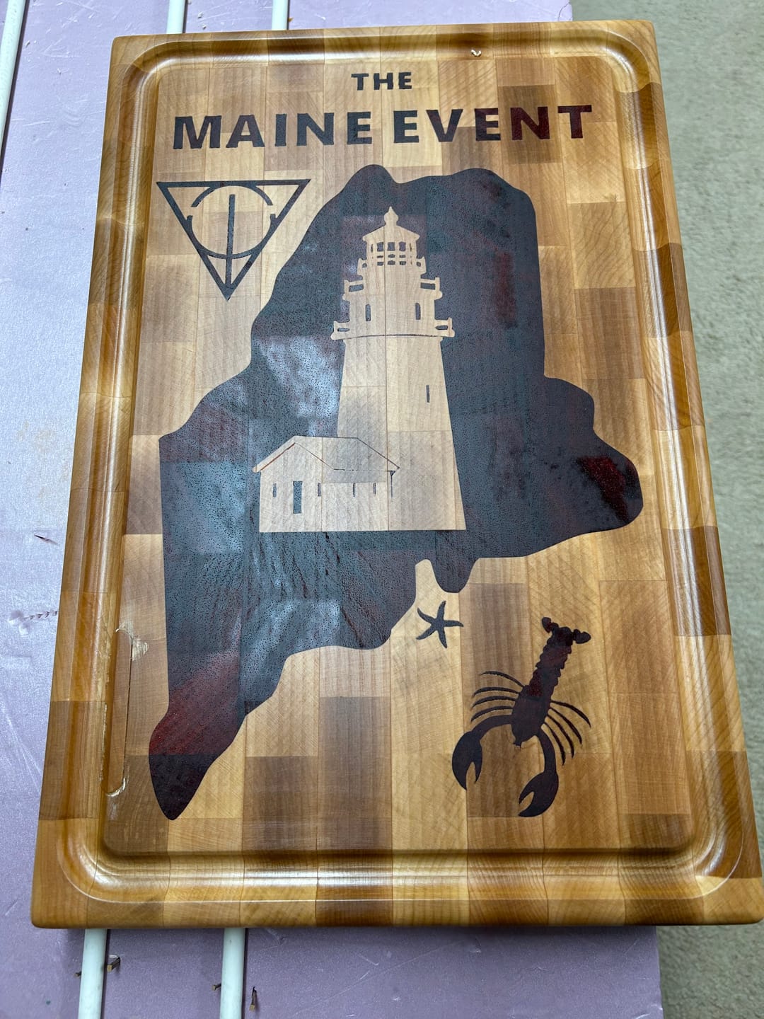 Customer photo review of Custom Inlay Builder (18"x12")