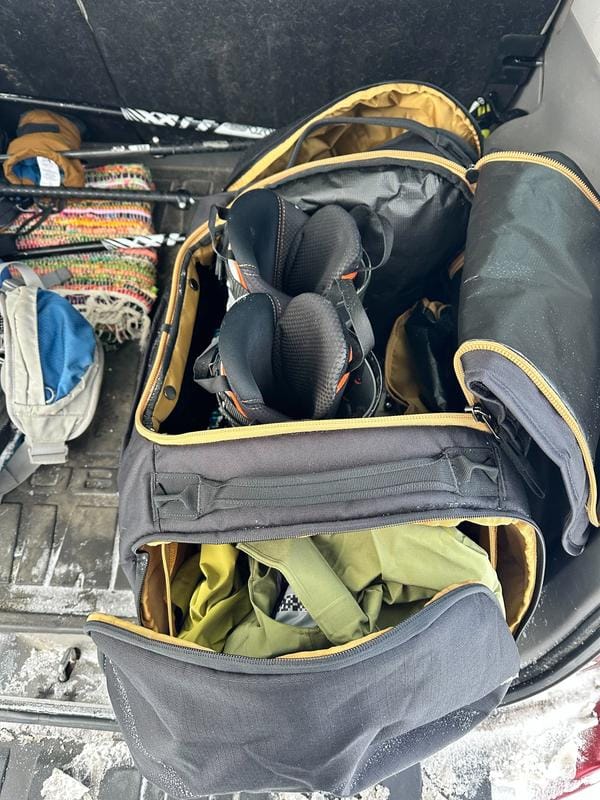 Customer photo review of RoundTrip Torba za Ski Opremu 80L – Dark Slate