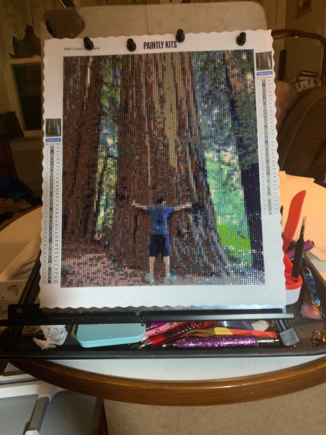 Customer photo review of Custom Diamond Painting