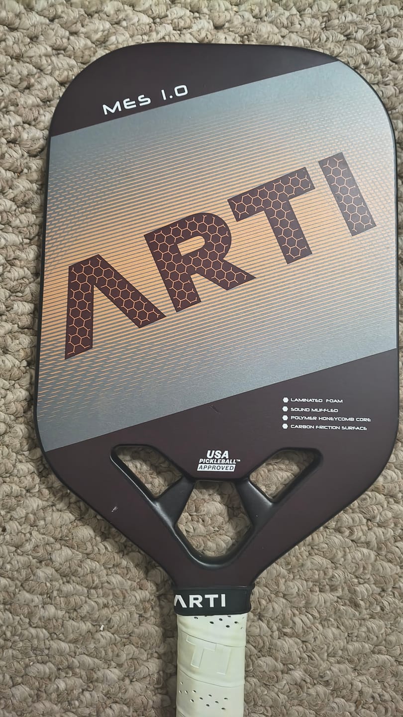 Customer photo review of ARTI 14mm T700 Carbon Fiber "MASTERY ELITE 1.0" Pickleball Paddle - USA Pickleball Approved