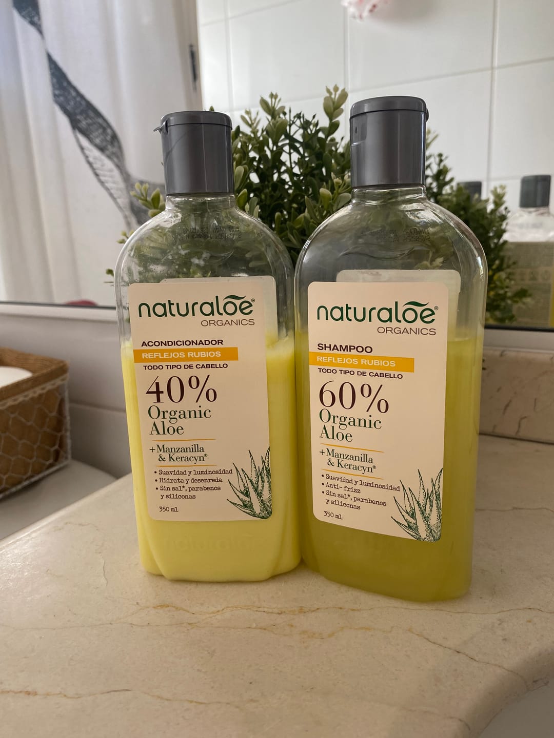 Customer photo review of Shampoo Reflejos Rubios 350ml