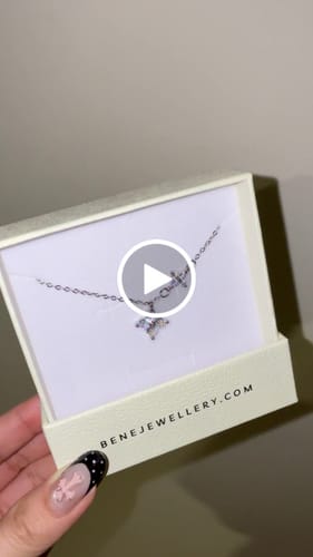 Customer video review of Iris Flower Necklace