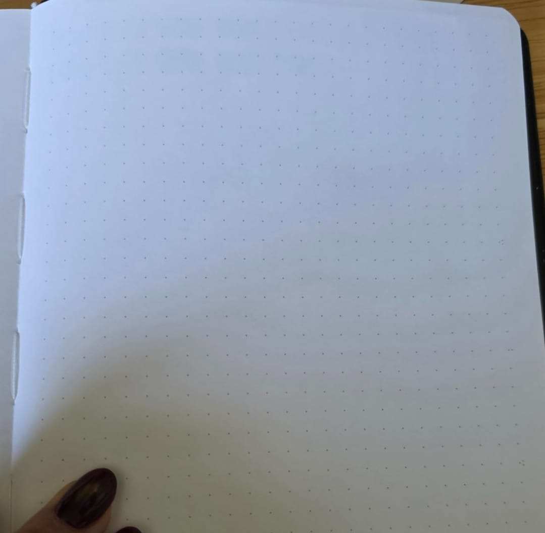 Customer photo review of Ohuhu Bleedproof Bullet Dotted Journal Notebook