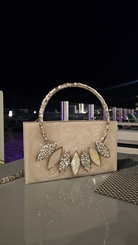 Customer photo review of Thriving All Night Clutch (Silver handle)