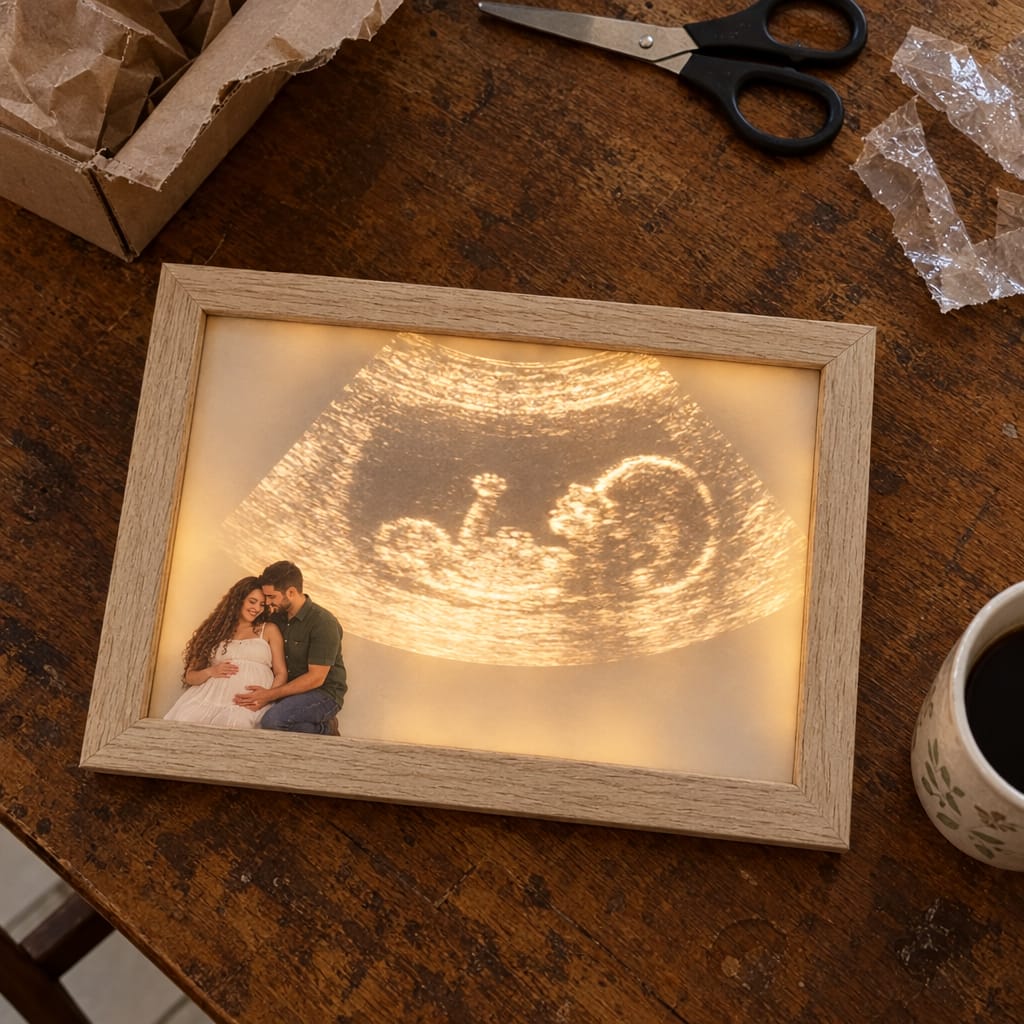 Customer photo review of Custom Ultrasound Light Frame