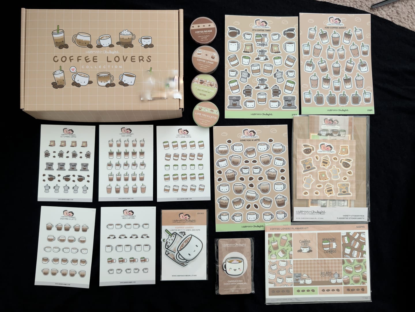 Customer photo review of All the Cute Pens Pins (Set of 5)