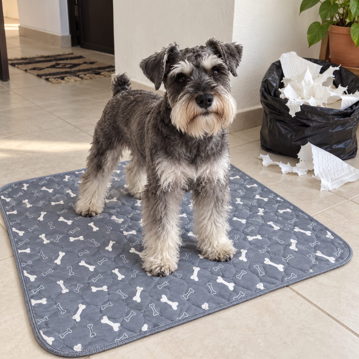 Customer photo review of PawSpot™ — El último tapete para pipí que comprarás