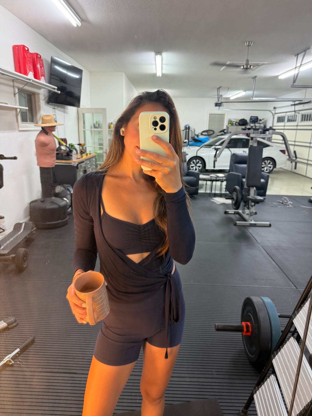 Customer photo review of The Ballet Bra Navy
