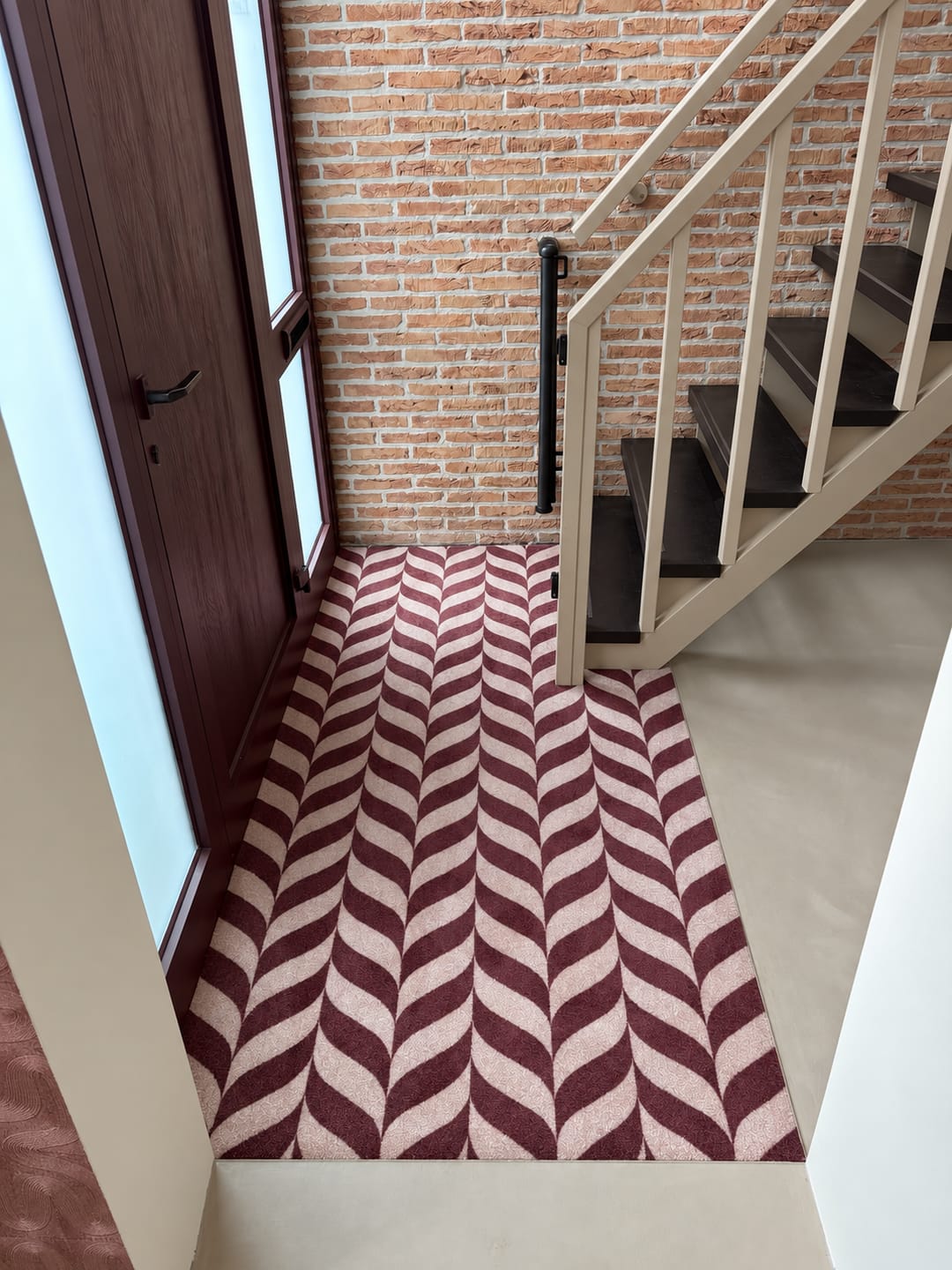 Customer photo review of Waves - Custom Size (Moccha)