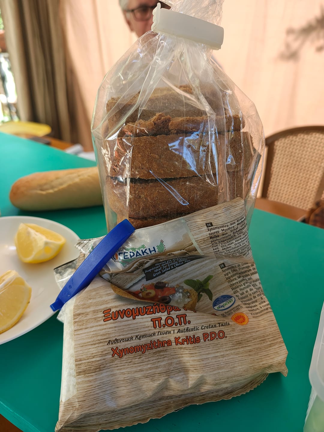 Customer photo review of Cretan Dakos Rusks – Traditional Wholegrain Barley Rusks from Crete (600g)